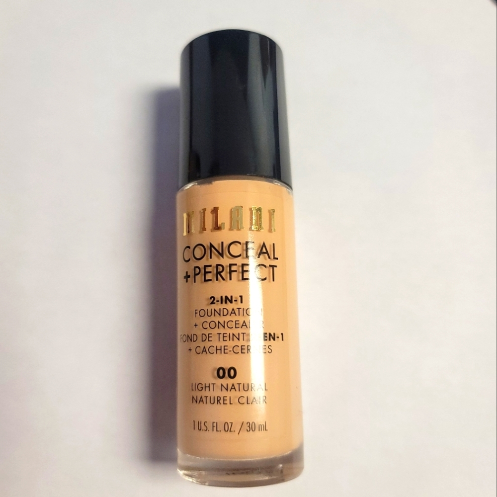 MILANI CONCEAL+PERFECT 2-1 FOUNDATION AND CONCEALER